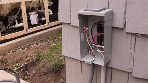 electrical wireing in disconnect box for a hot tub|outdoor hot tub wiring installation.